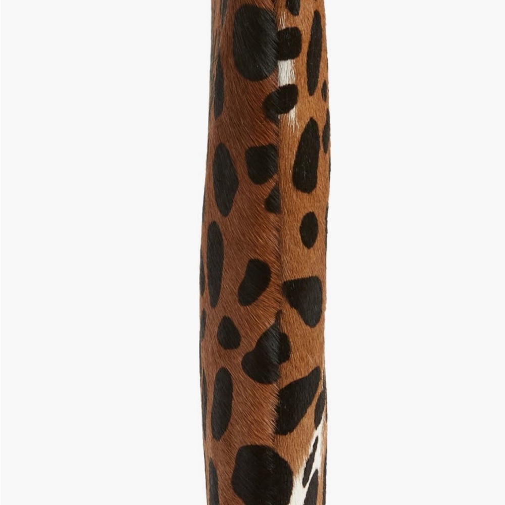 Clare V. Leopard Print Genuine Calf Hair Clutch - Picture 5 of 12